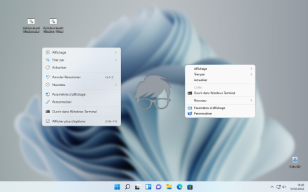 Restaurer le menu contextuel Windows 10 dans Windows 11