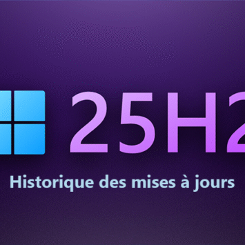 Installer manuellement les mises à jour cumulative Windows 11 25H2